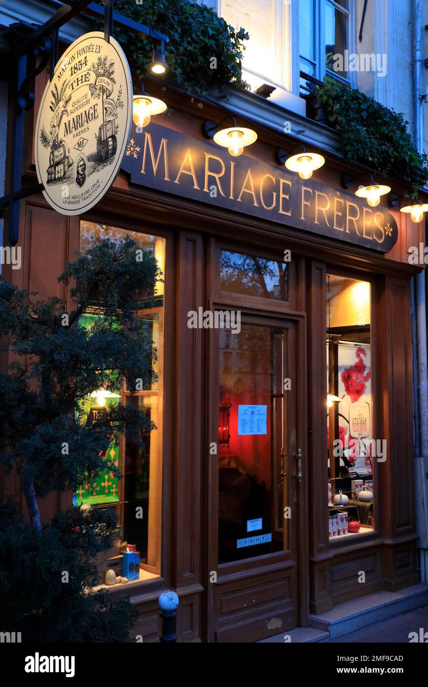 Mariage freres tea hi-res stock photography and images - Alamy