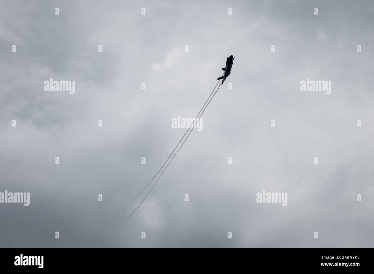 A U.S. Air Force F35A Lightning II fighter jet participating in