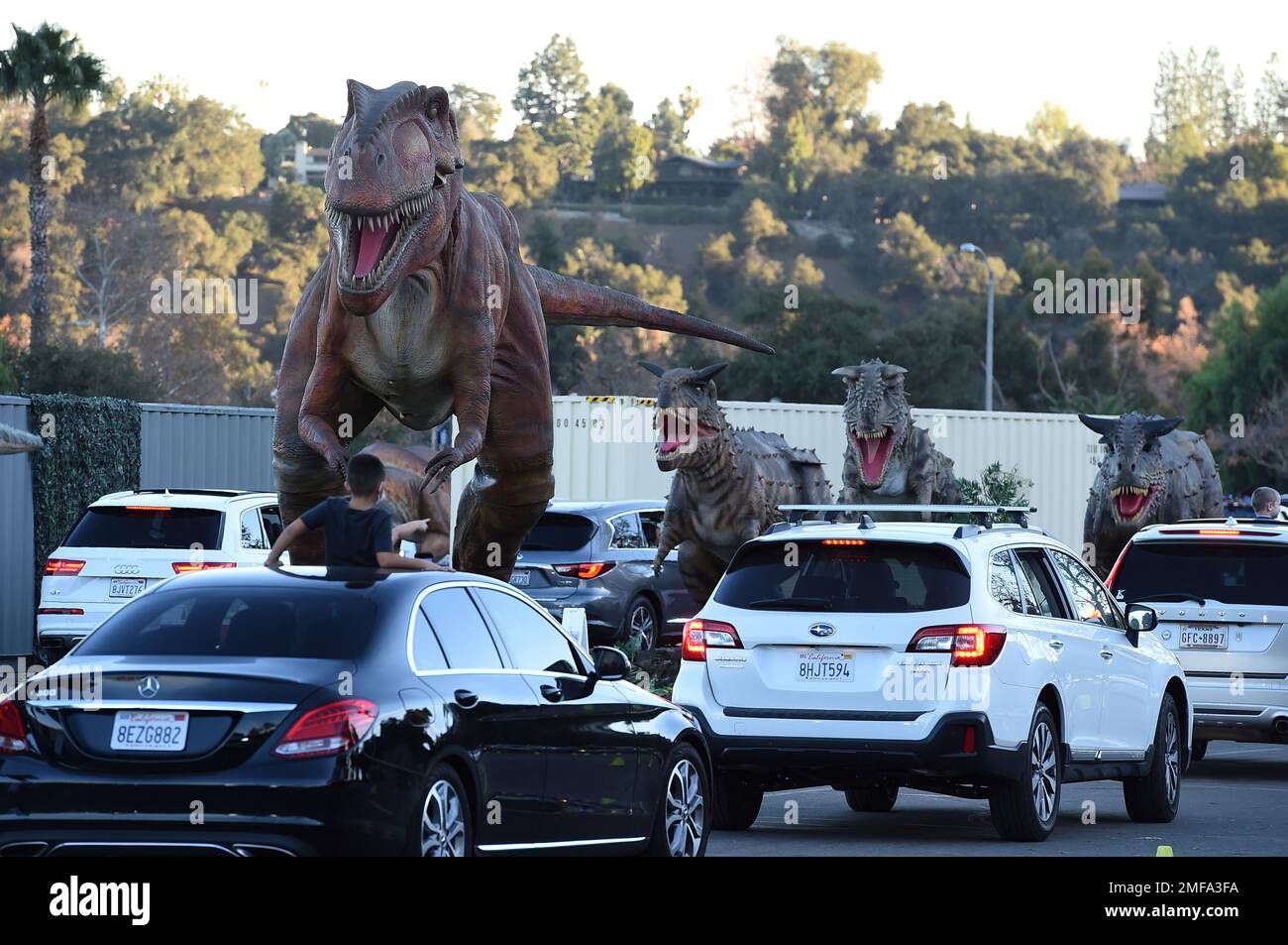 IMAGE DISTRIBUTED FOR JURASSIC QUEST "Jurassic Quest Drive Thru," the