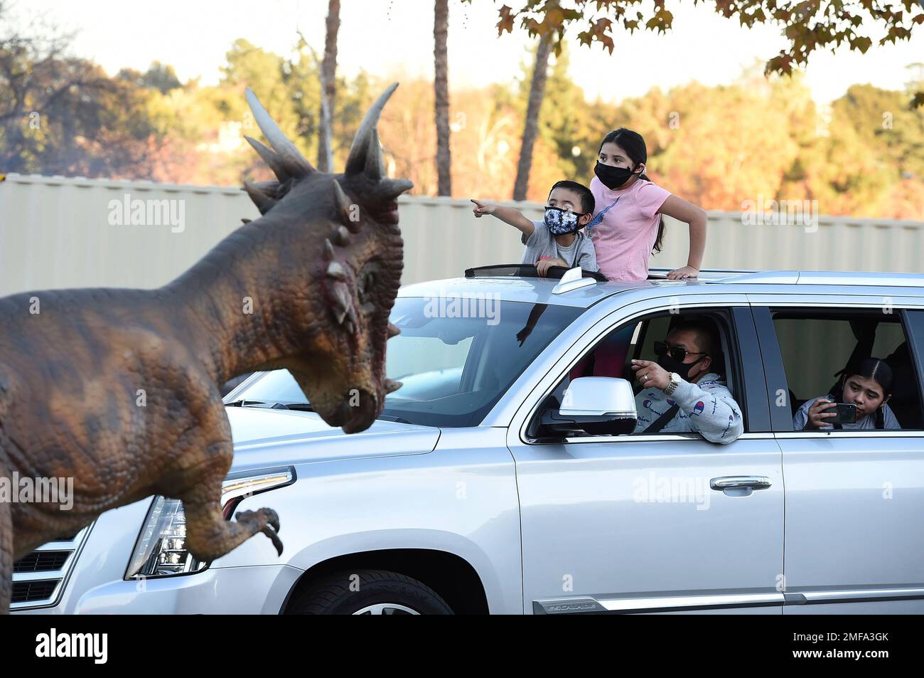 IMAGE DISTRIBUTED FOR JURASSIC QUEST "Jurassic Quest Drive Thru," the