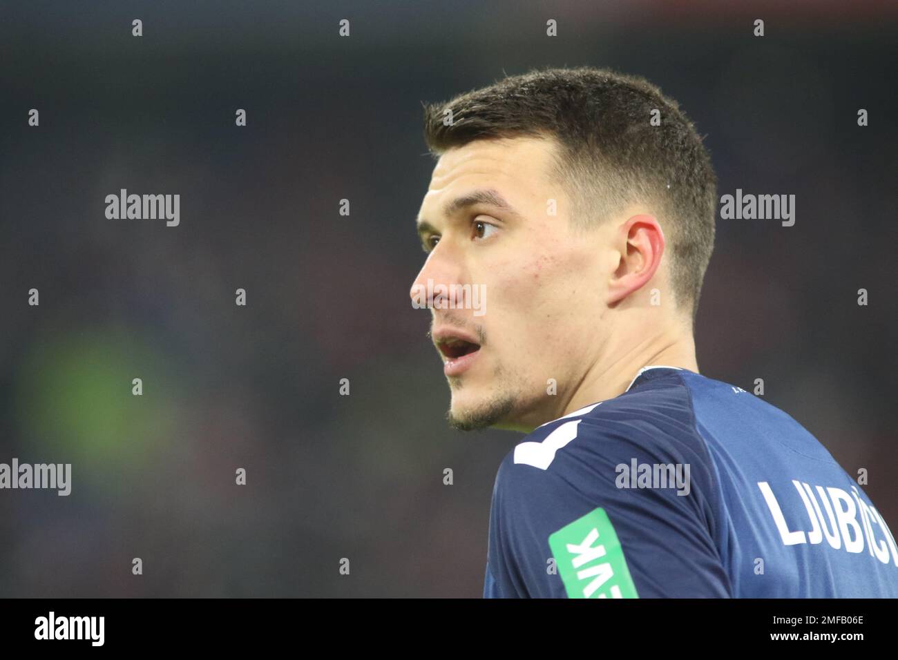 Munich, Germany. 24th January, 2023.  #7 Dejan LJUBICIC, looks on during the Bundesliga Football match between Fc Bayern Muenchen and Fc Koeln at the Allianz Arena in Munich on 24. January, 2023, Germany. DFL, Fussball, 1:1 (Photo and copyright @ ATP images/Arthur THILL (THILL Arthur/ATP/SPP) Credit: SPP Sport Press Photo. /Alamy Live News Stock Photo