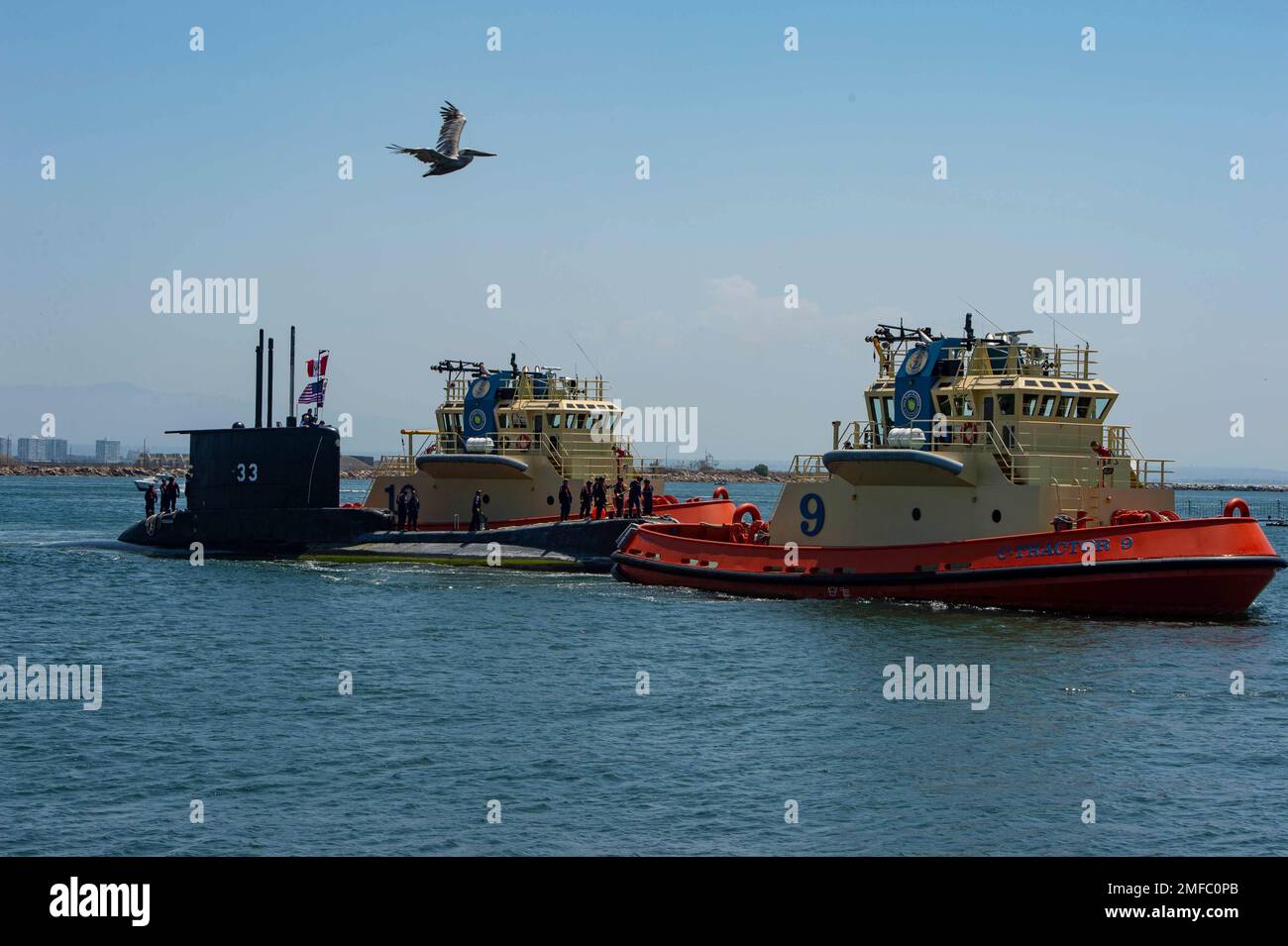 Commander submarine squadron 11 hi-res stock photography and