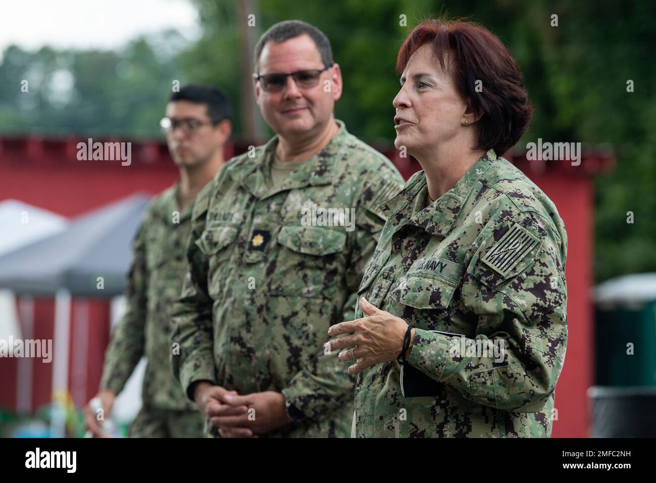 U.S. Navy Rear Adm. Mary Riggs, Executive Director, Bureau of Medicine ...