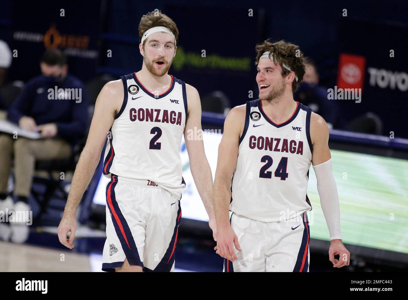Corey Kispert Gonzaga Basketball 2021 NCAA Championship Game Worn