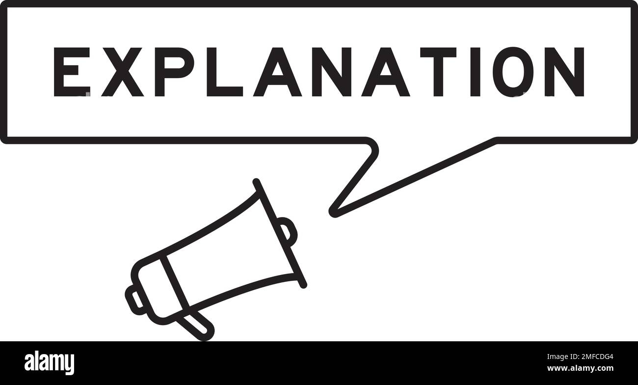 Explanation word Stock Vector Images Alamy