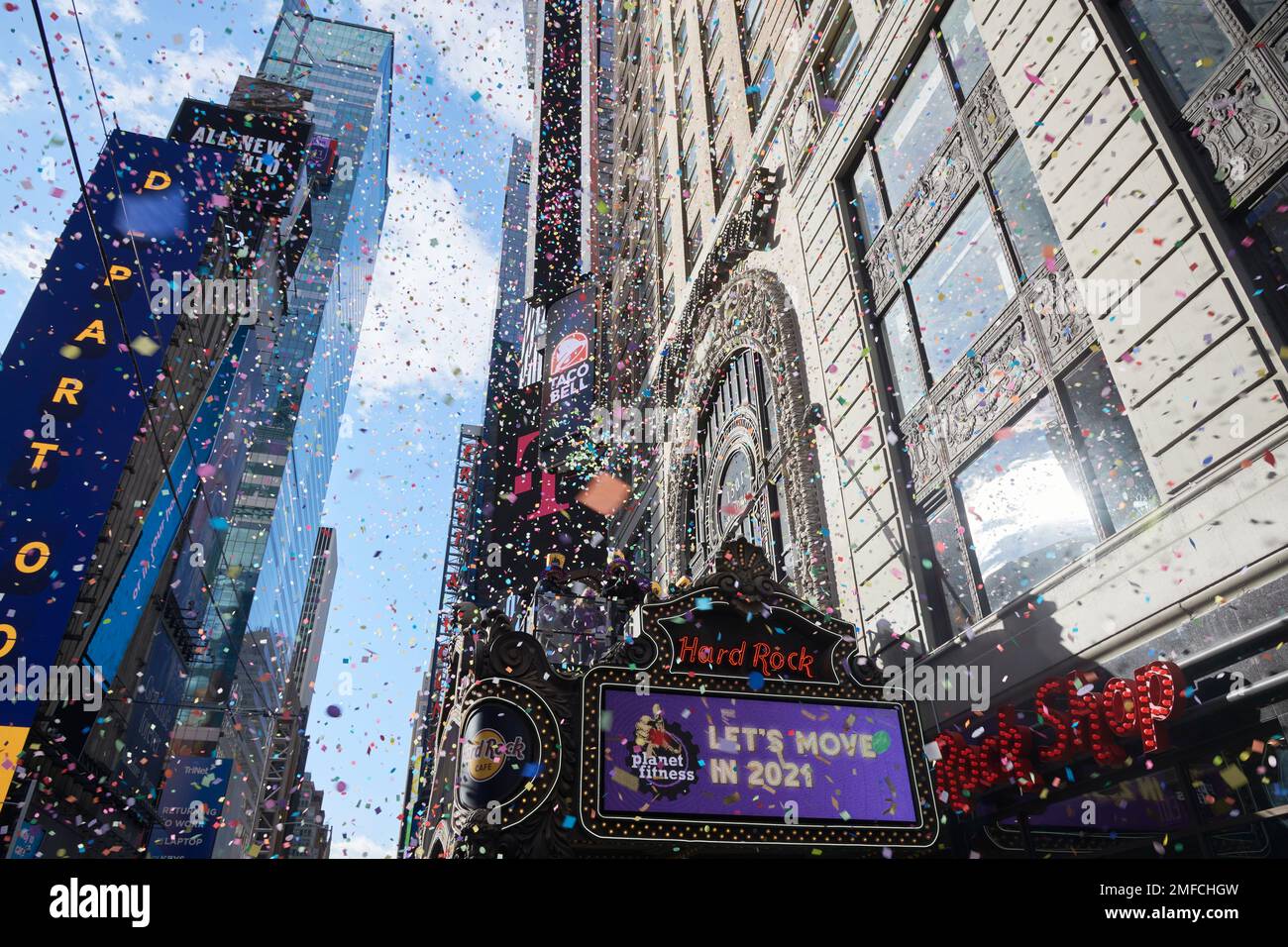 IMAGE DISTRIBUTED FOR FITNESS Confetti is tested for its