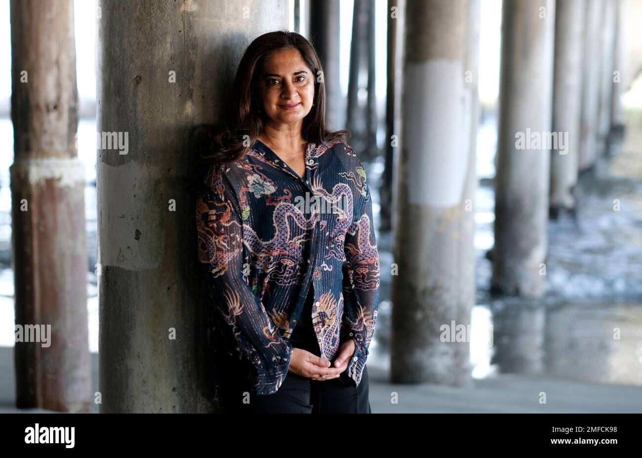 Author Mallika Chopra poses for a portrait, Monday, Dec. 21, 2020, in Santa  Monica, Calif. (AP Photo/Chris Pizzello Stock Photo - Alamy