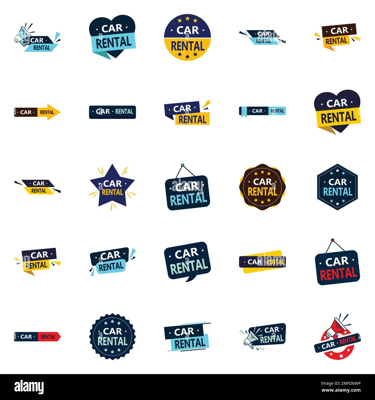 Car Rental 25 High quality vector images for a professional and