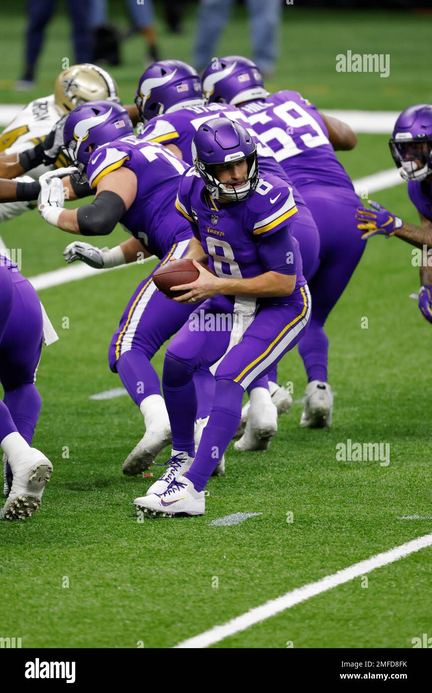 Minnesota Vikings quarterback Kirk Cousins (8) during an NFL football