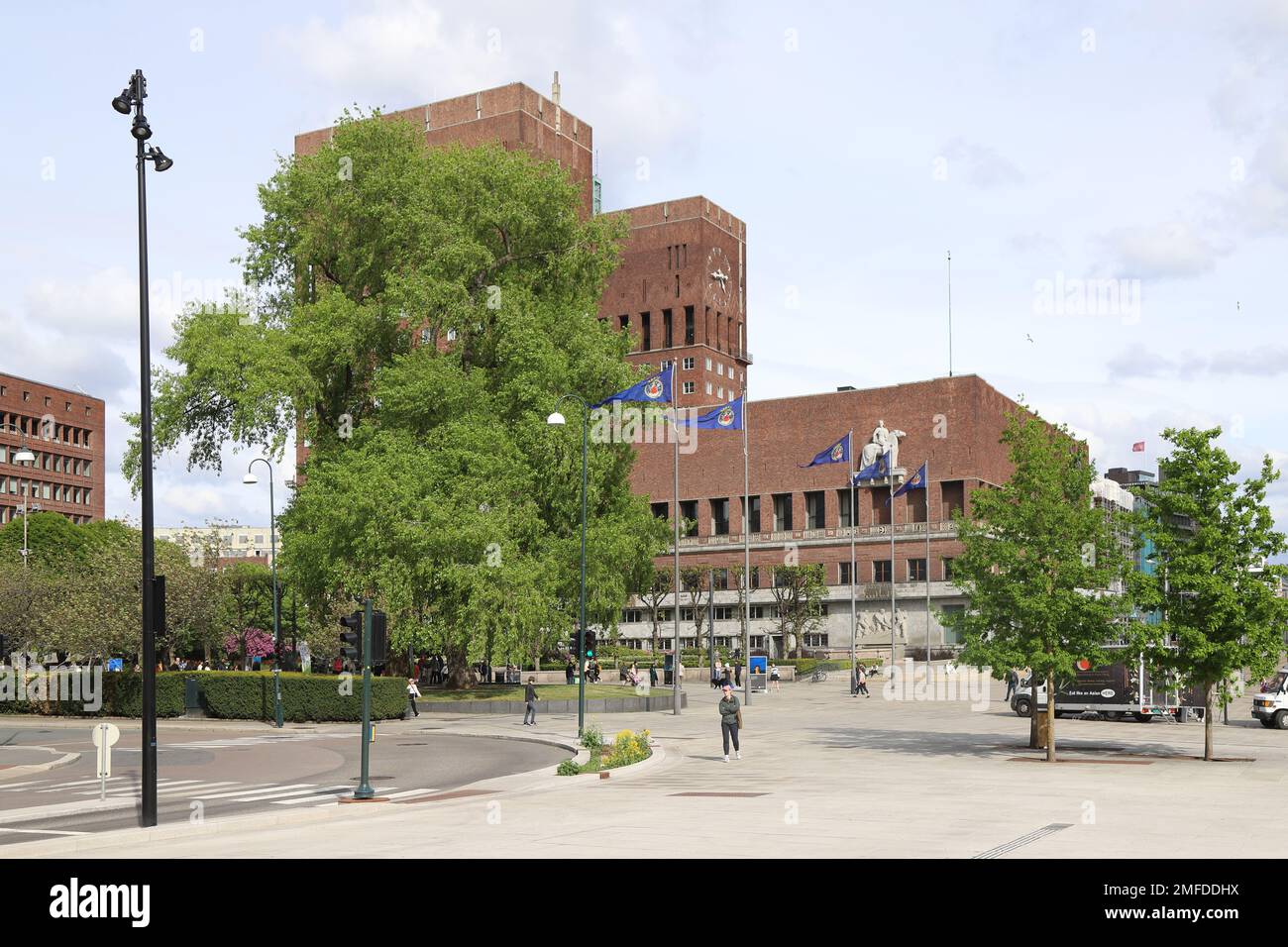 Oslo Norway Radhus Town Hall Stock Photo - Alamy