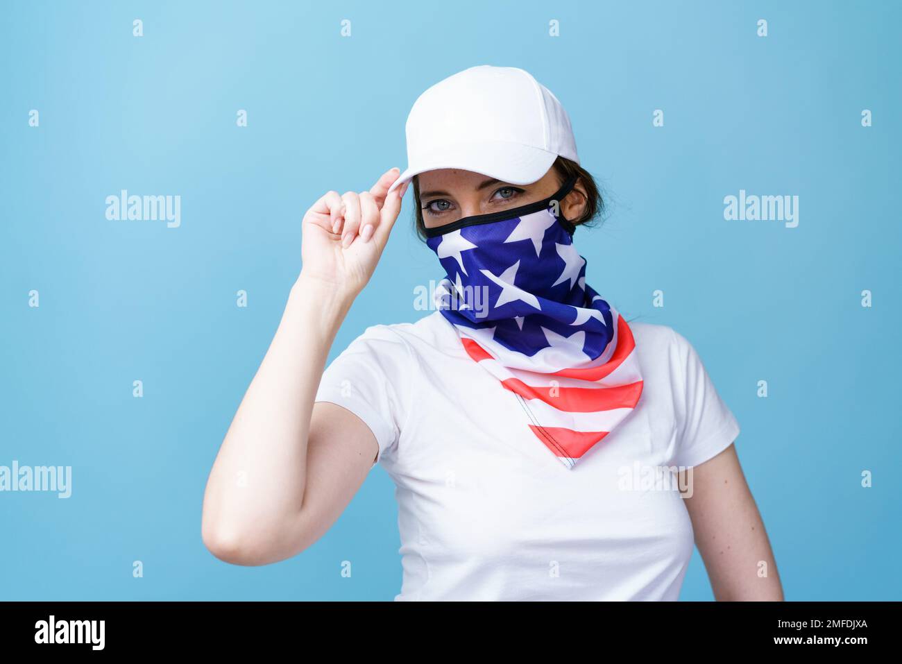America headwrap and mask main image 0