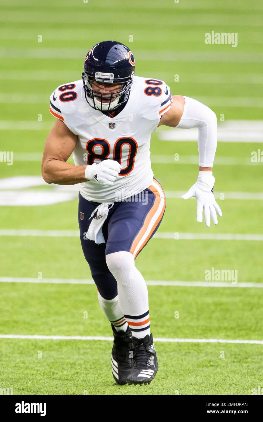 Chicago Bears tight end Jimmy Graham (80) in action in the first
