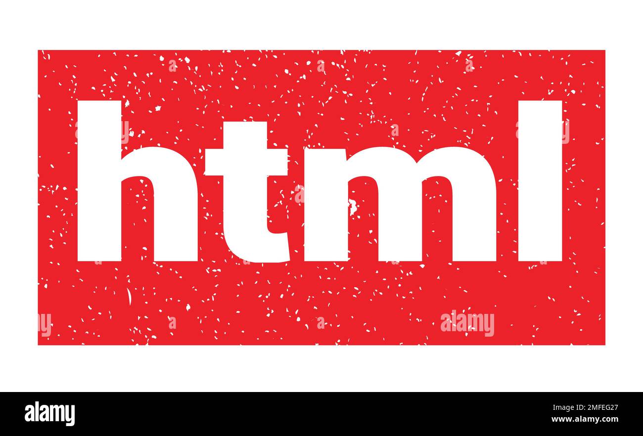 Html logo hi-res stock photography and images - Alamy