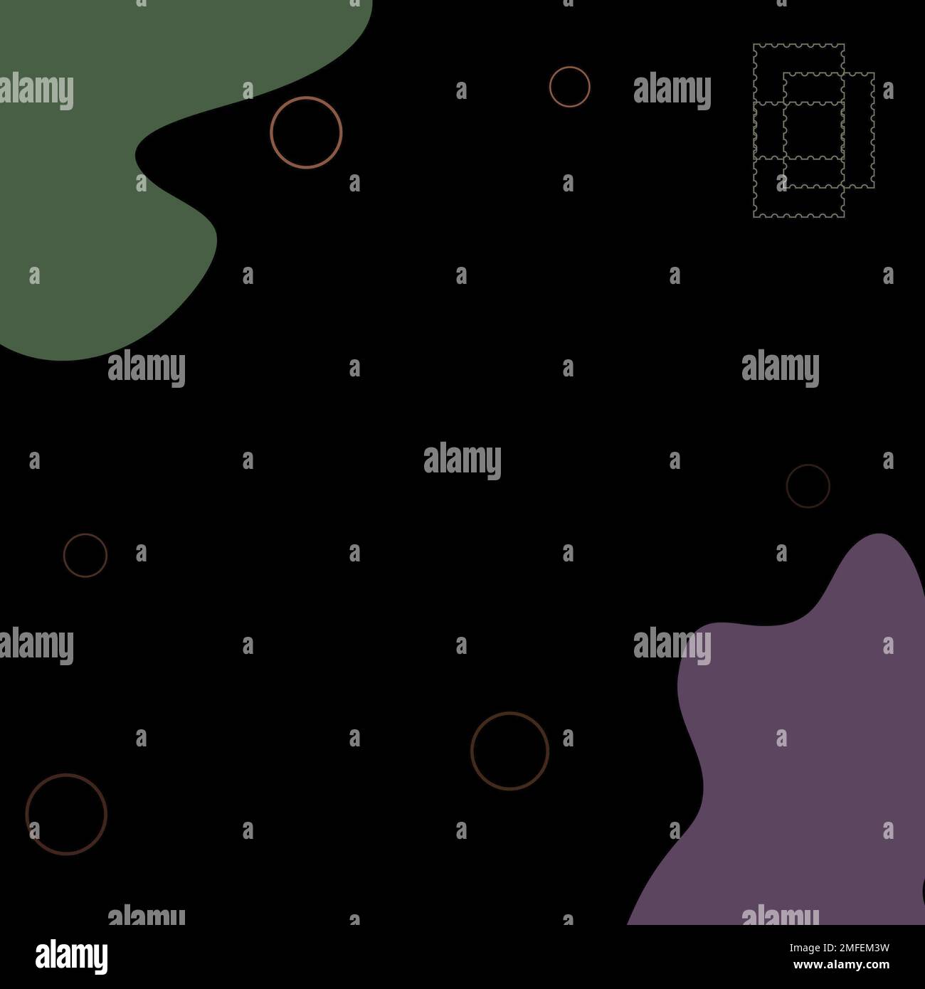 Geometric shapes in purple green hi-res stock photography and images ...