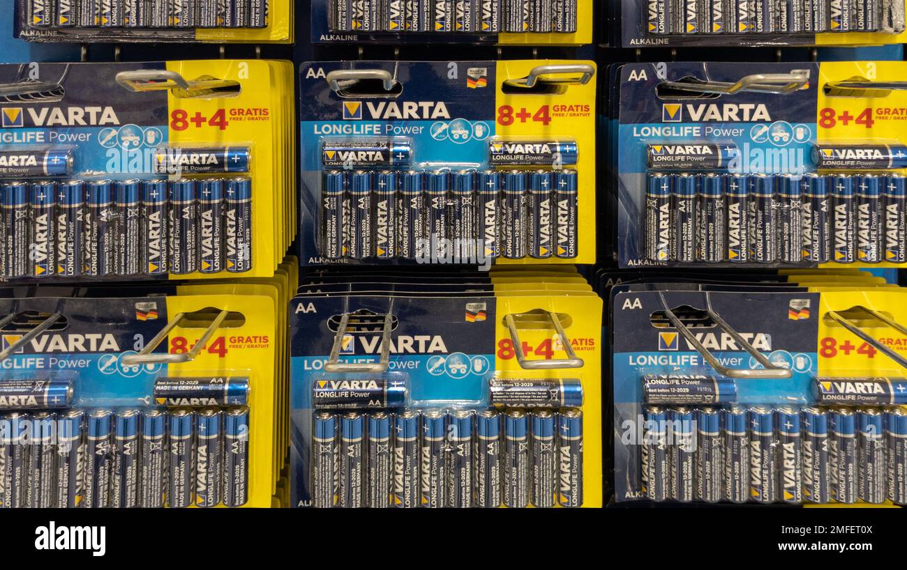 Varta batteries hi-res stock photography and images - Page 2 - Alamy