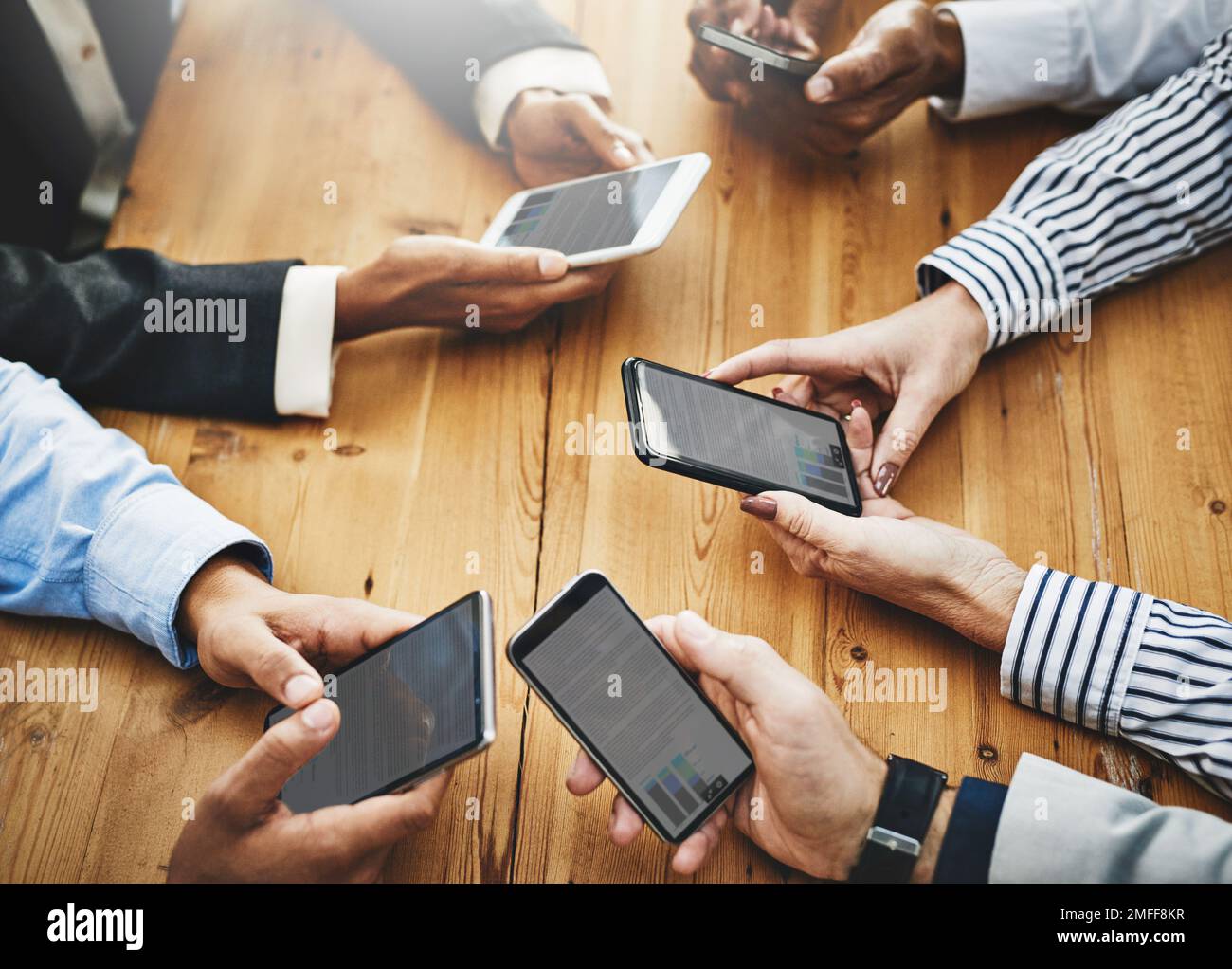 Creating success online and in real time. a group of unrecognisable ...