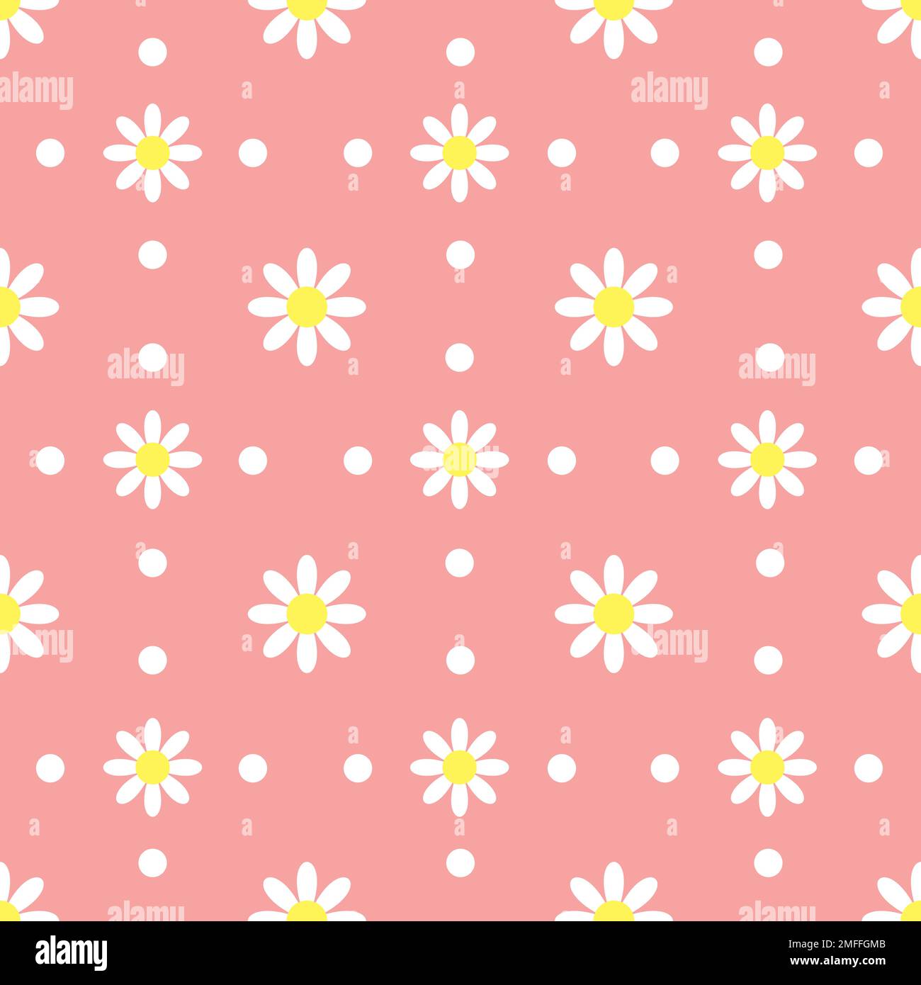 Vector seamless background with chamomile Stock Vector Image & Art - Alamy