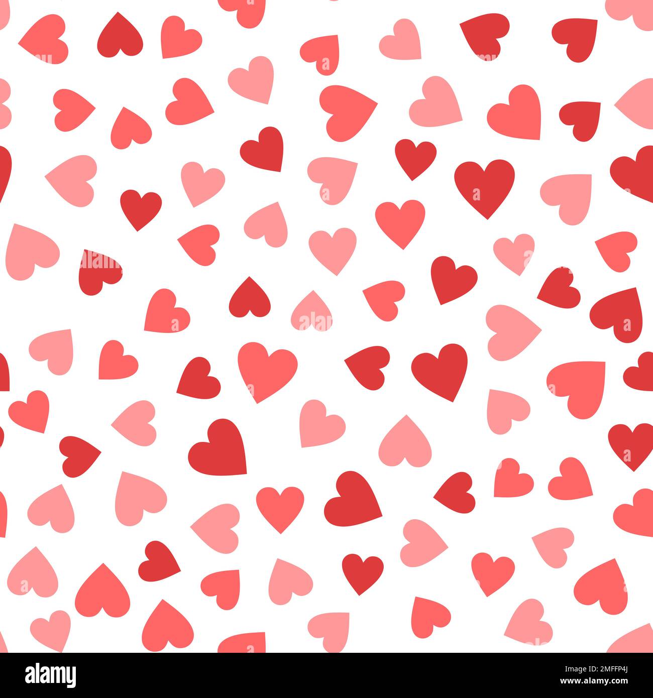 Seamless hearts pattern. Vector illustration Stock Vector Image & Art ...