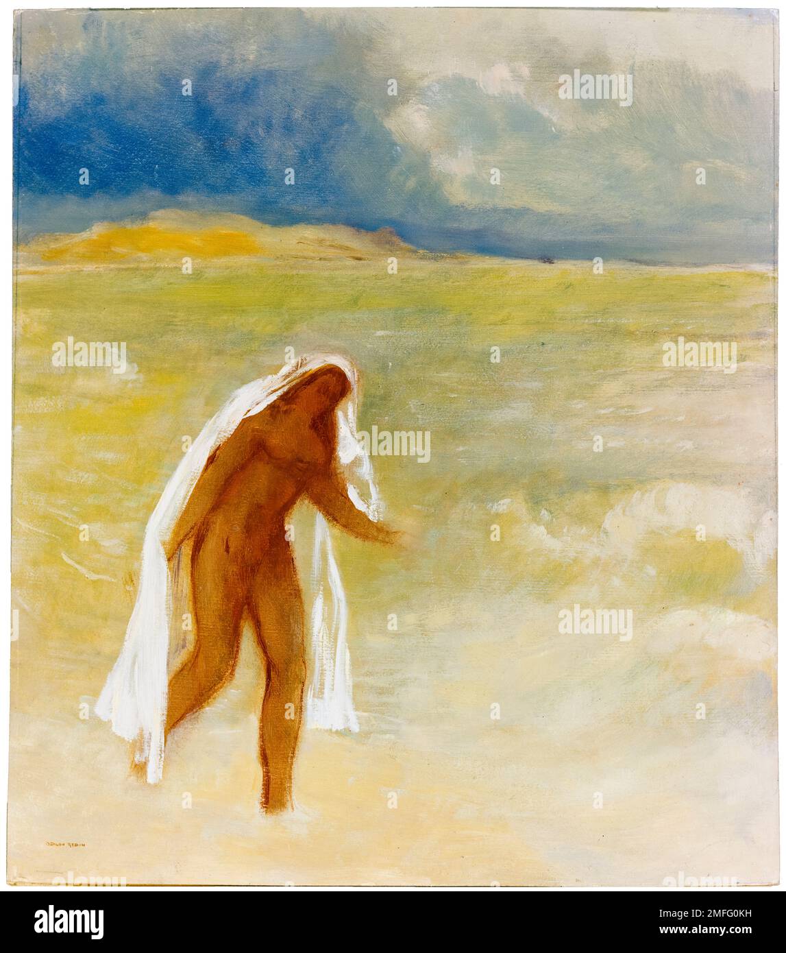Odilon Redon, The Birth of Venus, painting in oil on cardboard, 19001912 Stock Photo Alamy