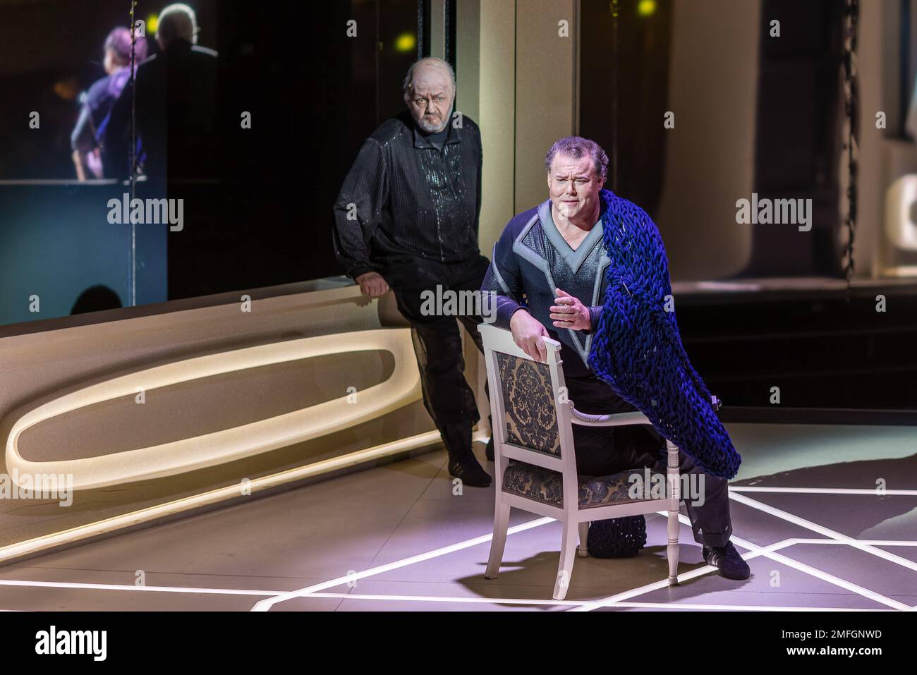 PRODUCTION - 23 January 2023, Brandenburg, Cottbus: During a rehearsal ...