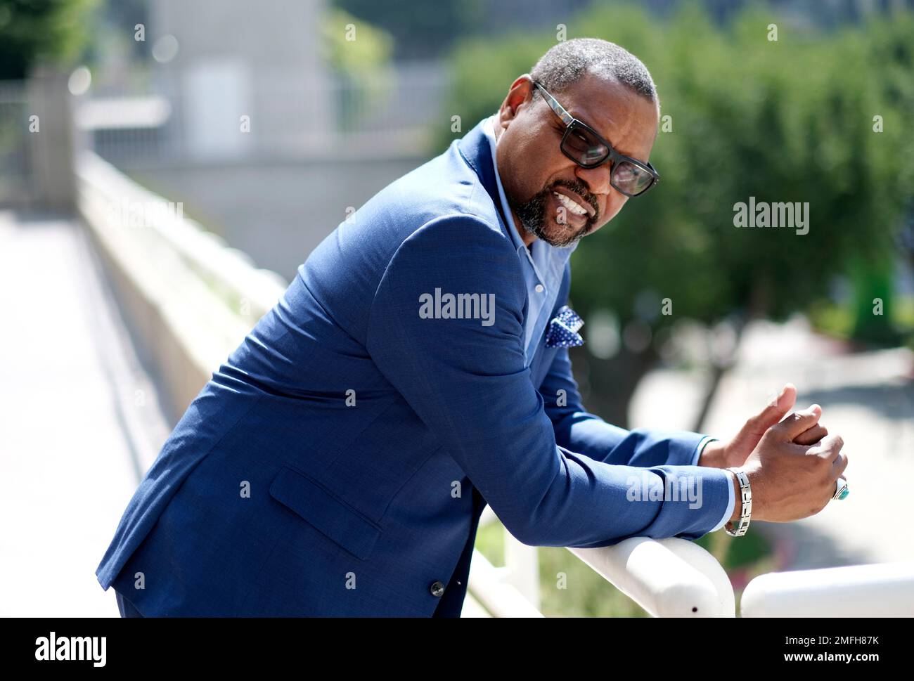 Petri Hawkins Byrd, bailiff on the reality court television program ...