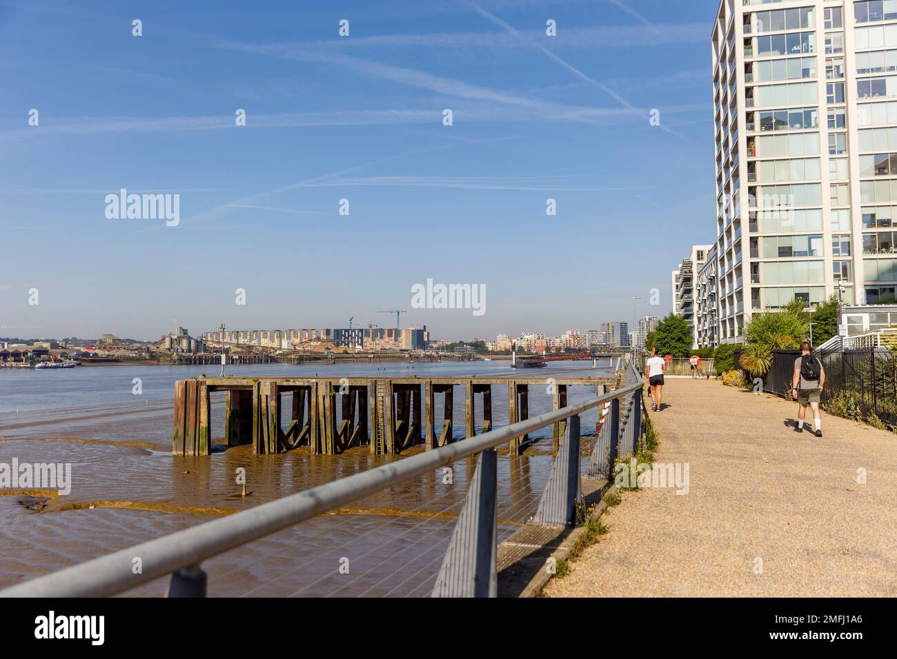 Local Area Photography East End of London, Docklands. Stock Photo
