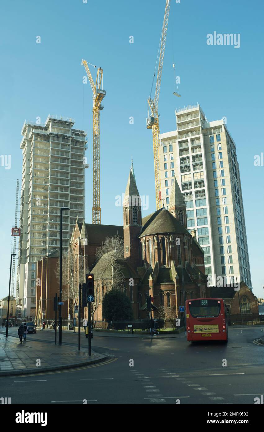 New London Square development by West Croydon Stock Photo