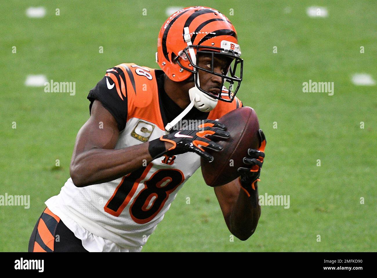 Cincinnati Bengals' A.J. Green (18) against the Philadelphia Eagles during  an NFL football game, Sunday, Sept. 27, 2020, in Philadelphia. (AP  Photo/Rich Schultz Stock Photo - Alamy