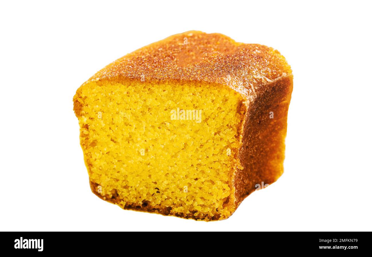 Brazilian cornmeal cake, corn cake served at the June Festivals of