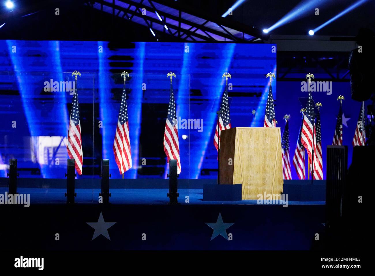 The stage is set for Democratic presidential candidate former Vice ...