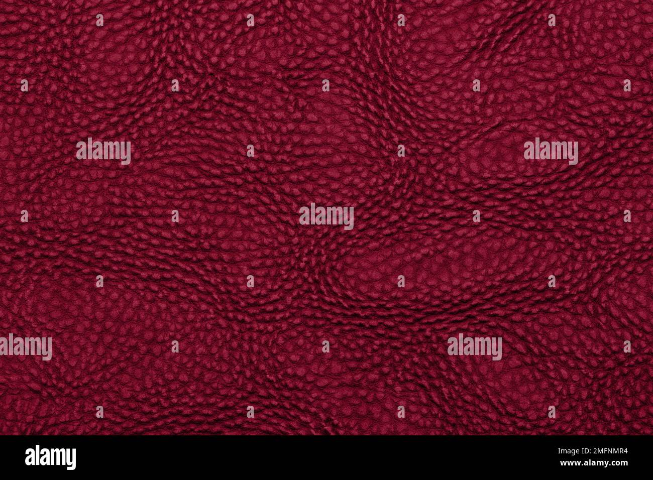 Clean magenta leather texture. High resolution. closeup macro background Stock Photo