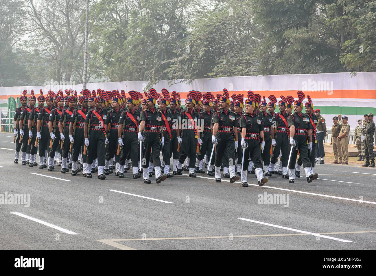 Indian Army Officers preparing for taking part in the upcoming Indian ...
