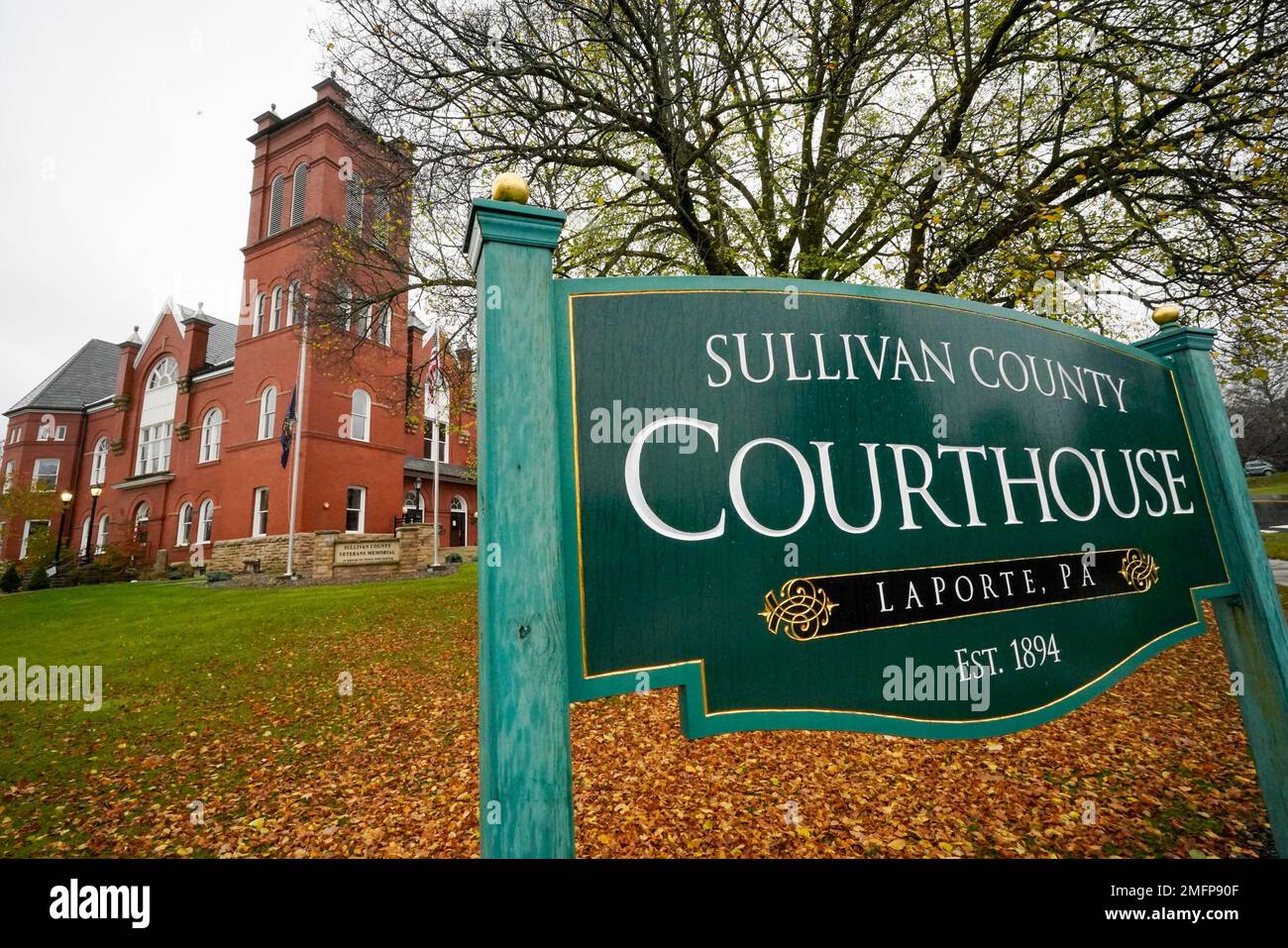 This is the Sullivan County Courthouse in Laporte, Pa, on Sunday, Nov