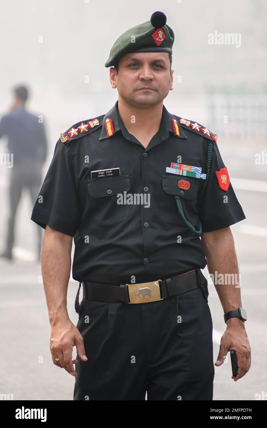 Indian Army Officer preparing for taking part in the Indian 2025 Calendar Indian Army Officer