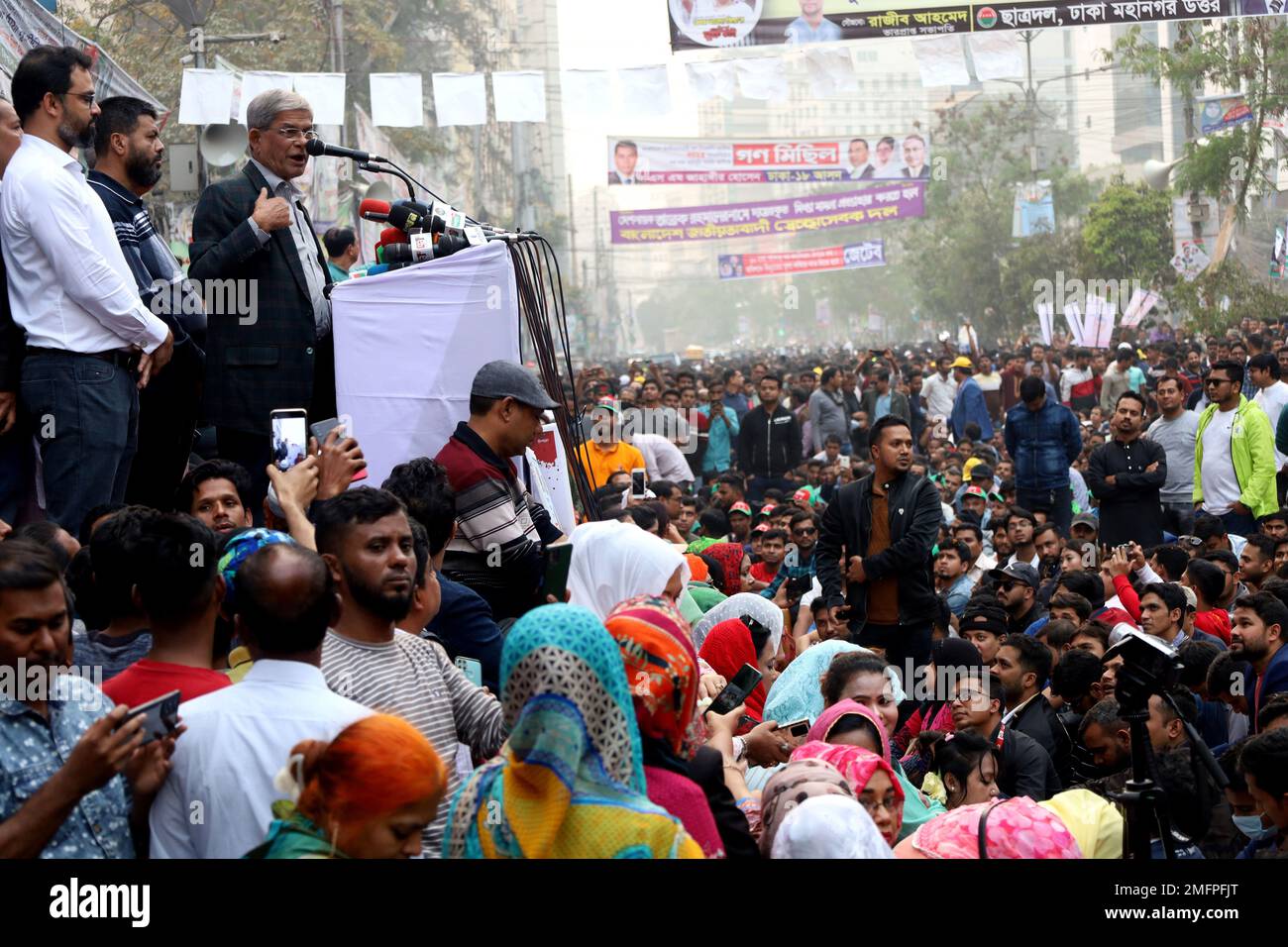 Dhaka, Dhaka, Bangladesh. 25th Jan, 2023. Bangladesh's main opposition