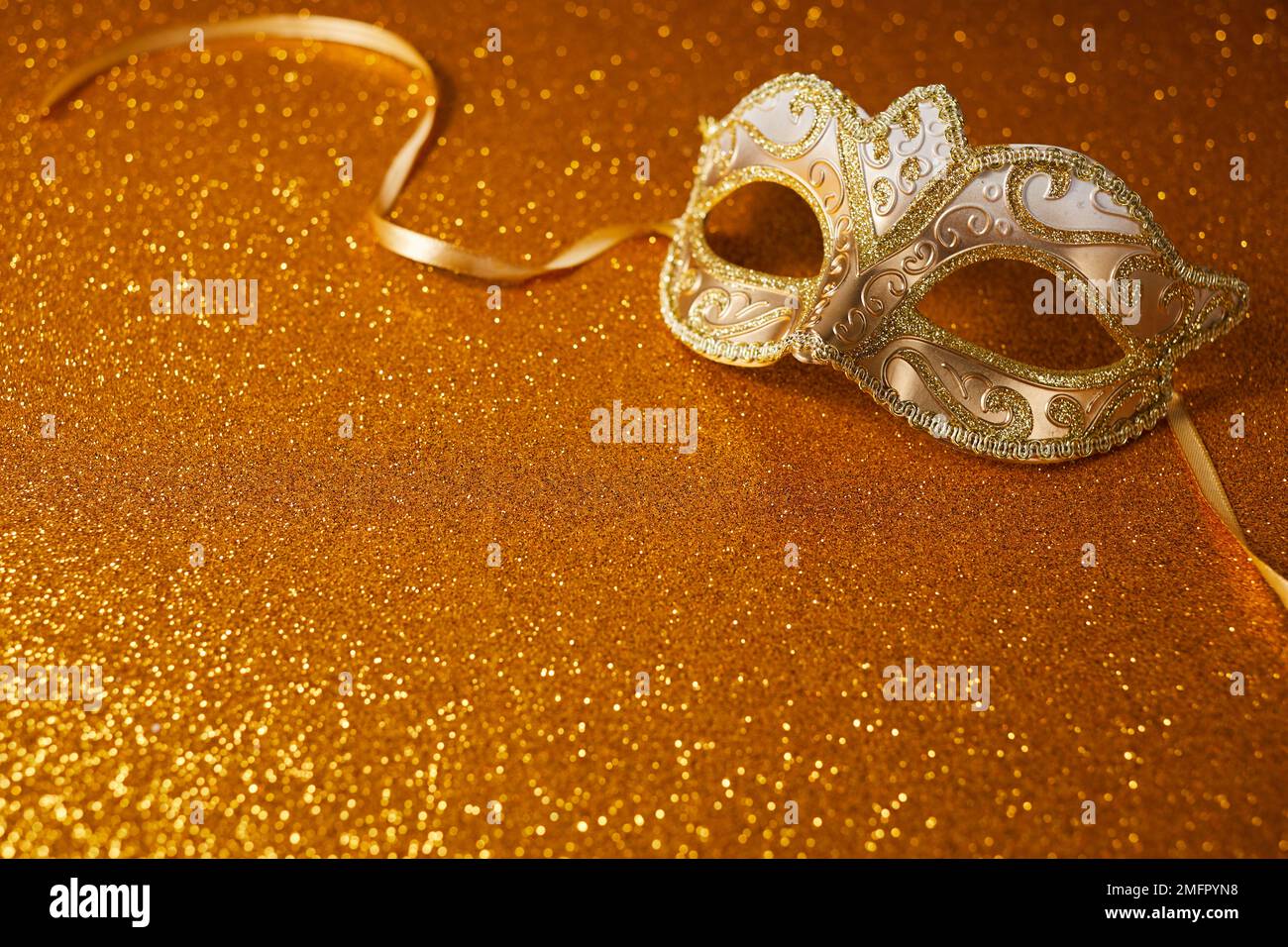 Mask with masquerade decorations Stock Photo by Neirfy007