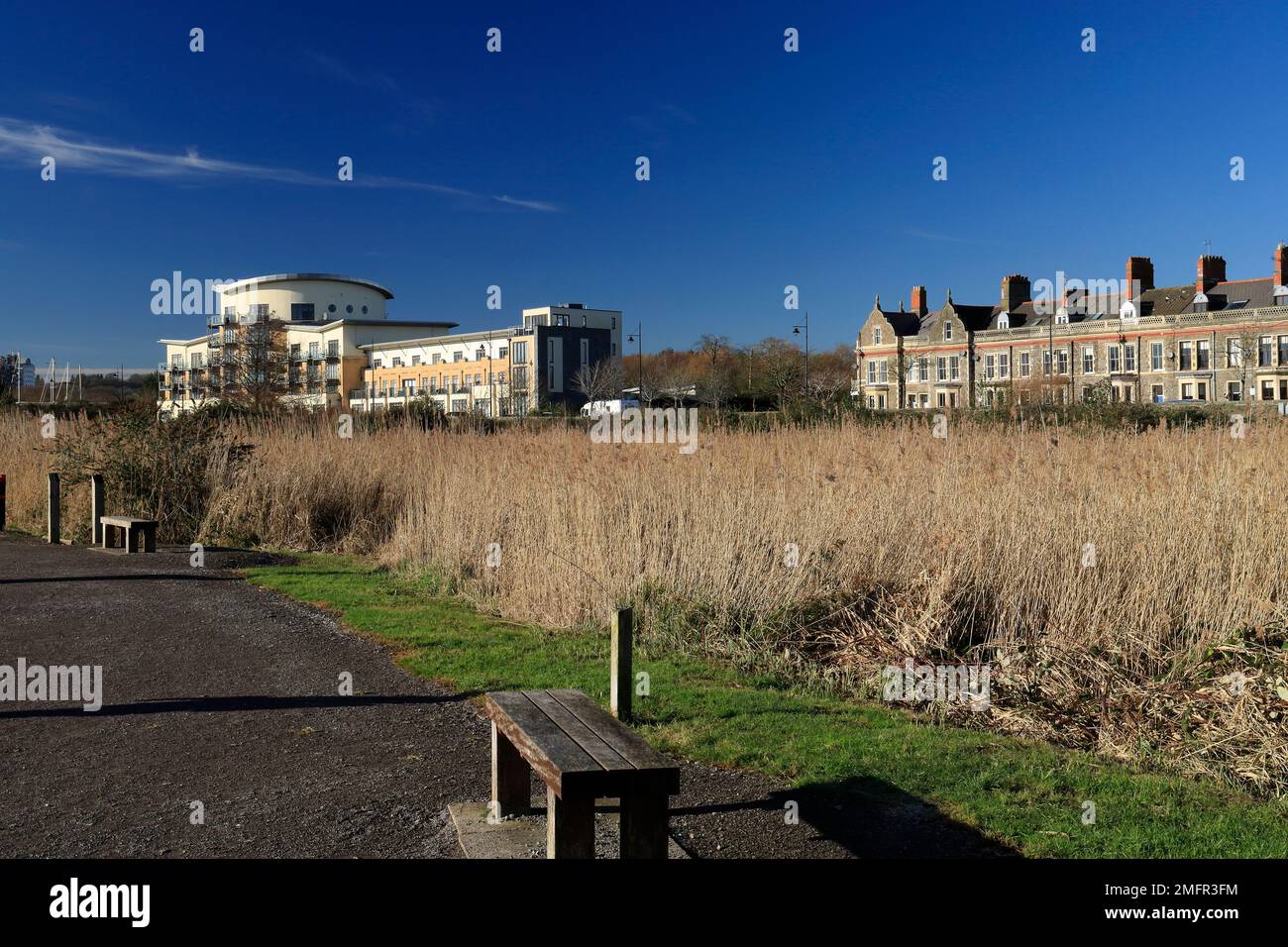 Cardiff Bay Wetlands Reserve and Windsor Esplanade, Cardiff Bay, South