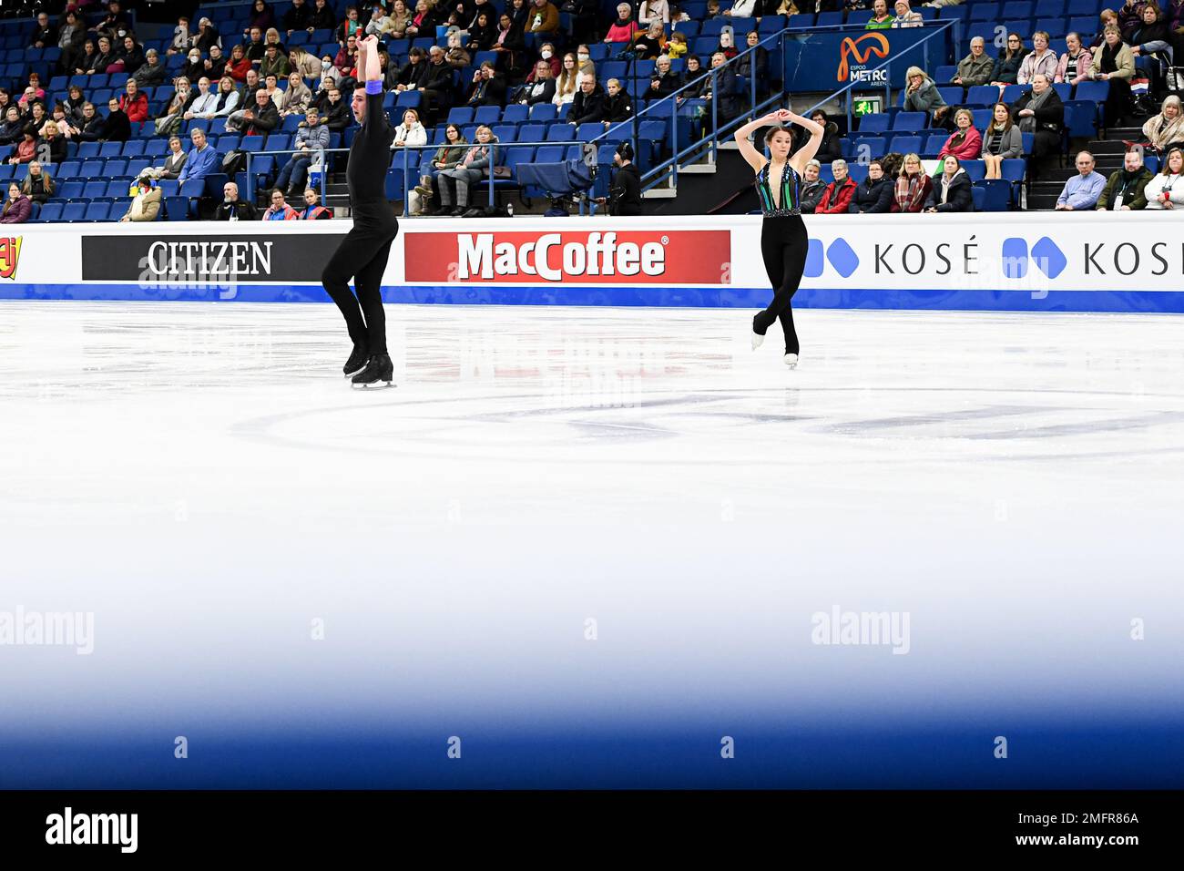 Espoo, Finland. 25th Jan, 2023. Annika HOCKE & Robert KUNKEL (GER