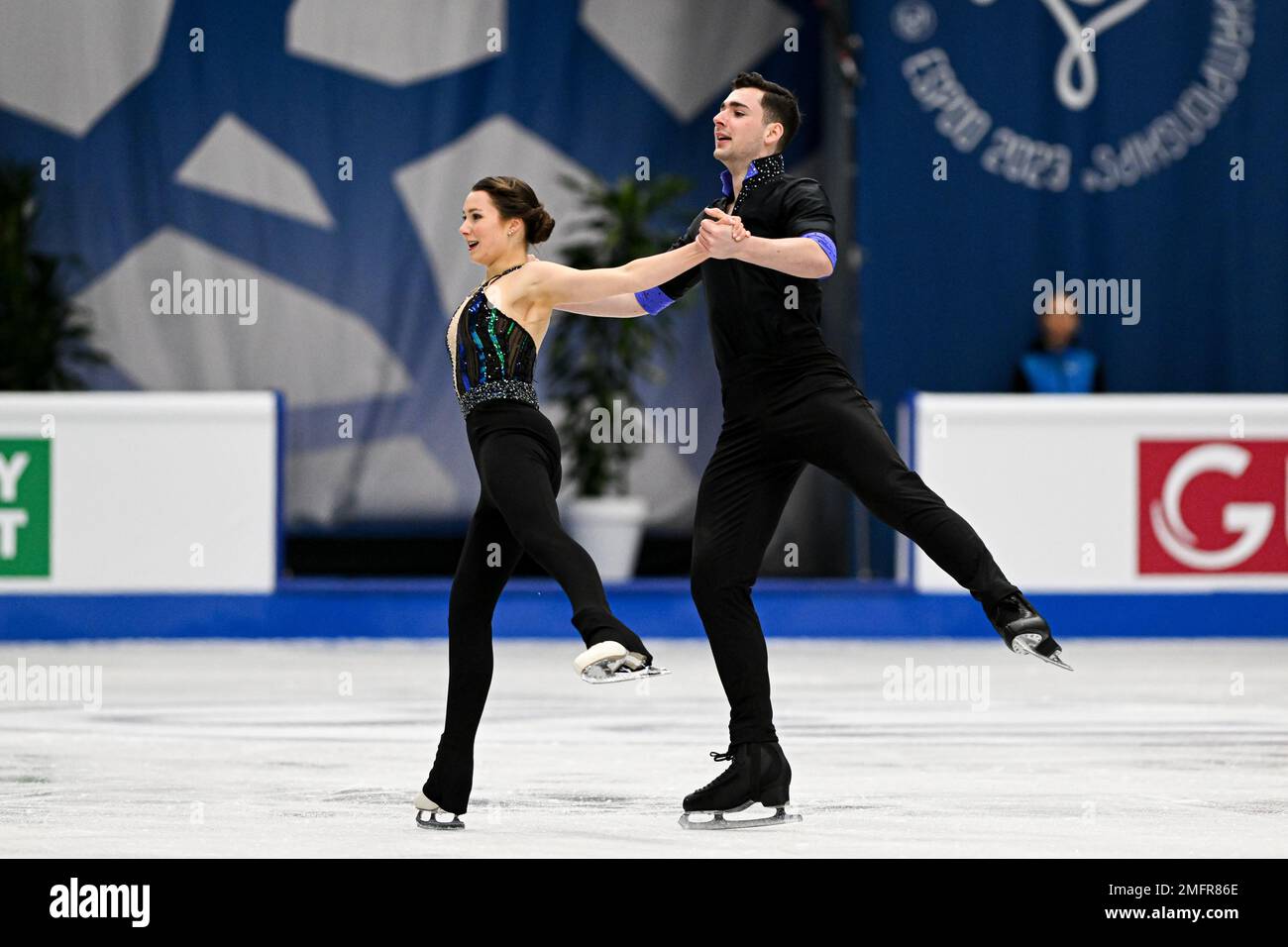 Espoo, Finland. 25th Jan, 2023. Annika HOCKE & Robert KUNKEL (GER
