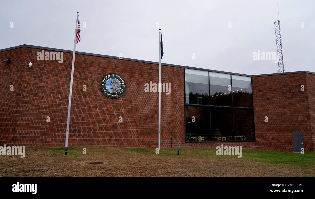 The Grafton County Superior Courthouse in Haverhill, N.H., Tuesday, Oct
