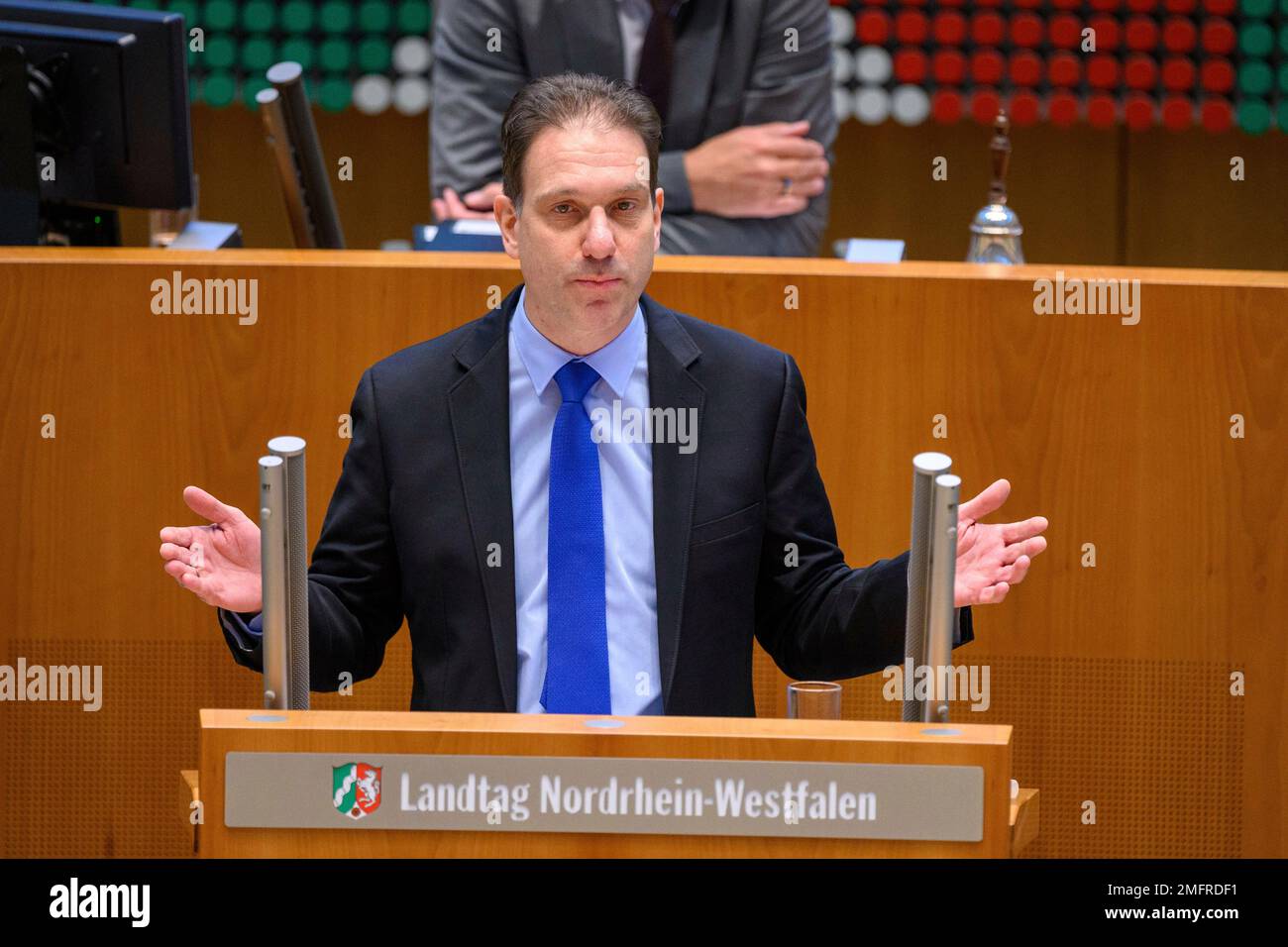 Christian LOOSE, AfD parliamentary group, during his speech, 21st session  of the North Rhine-Westphalia state parliament in the North  Rhine-Westphalia state parliament, Duesseldorf on January 25th, 2023, XCUT:  & Co. Pressefoto KG #