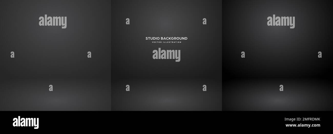 Empty black studio abstract backgrounds with spotlight effect. Product ...