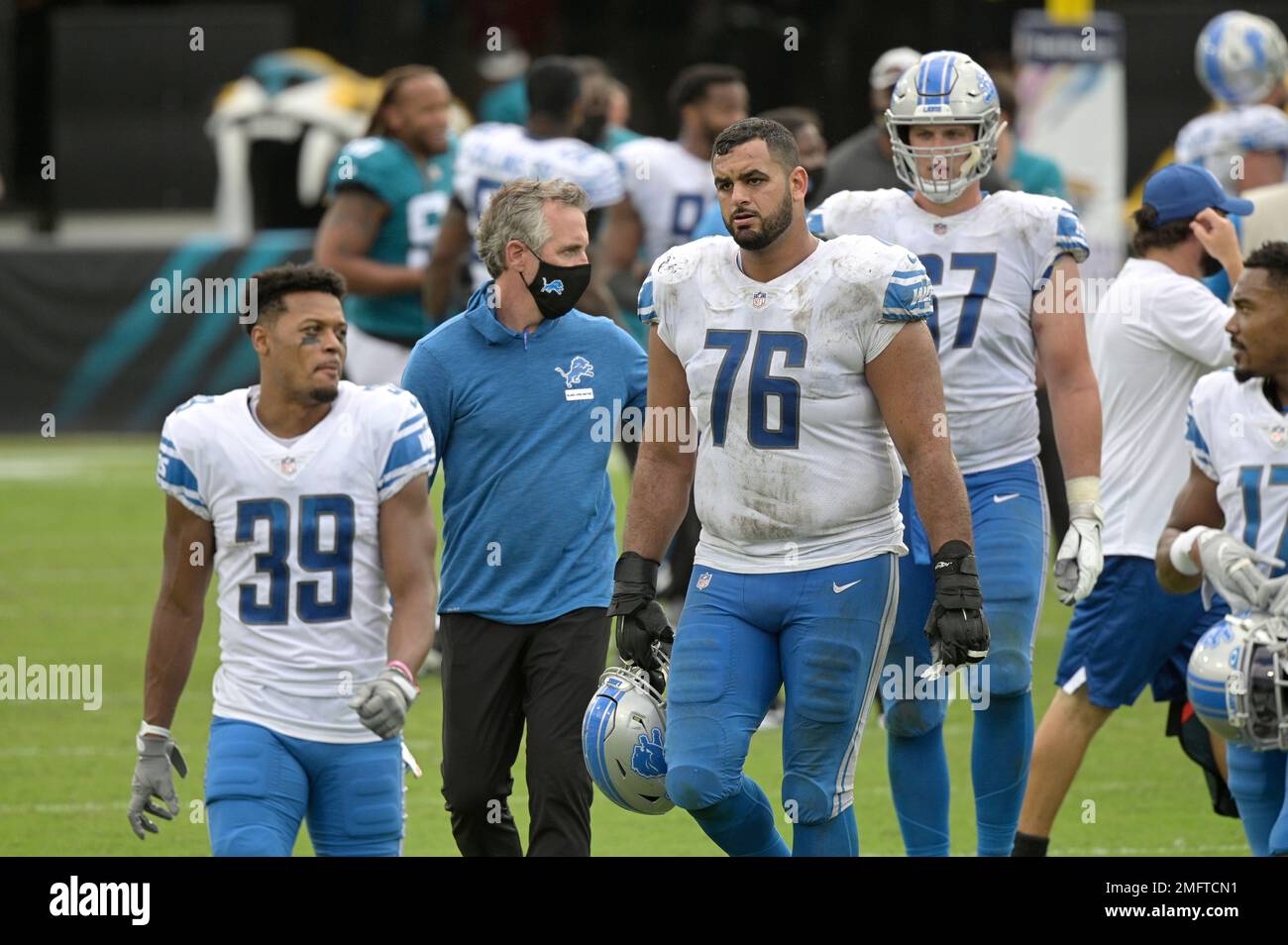 Jacksonville Jaguars wide receiver Jamal Agnew (39) lines up on