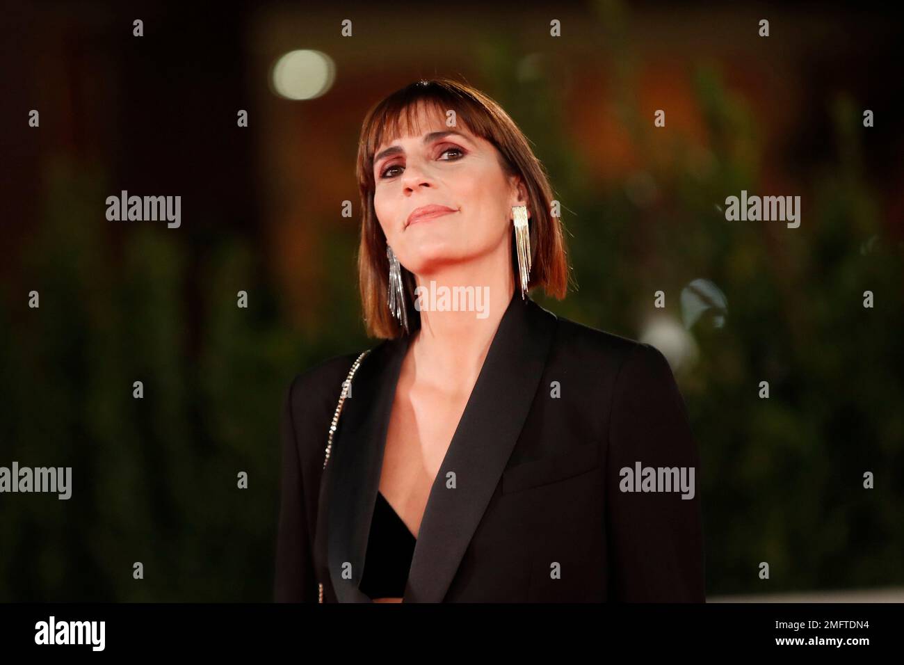 Director Elisa Amoruso poses during the red carpet for the movie