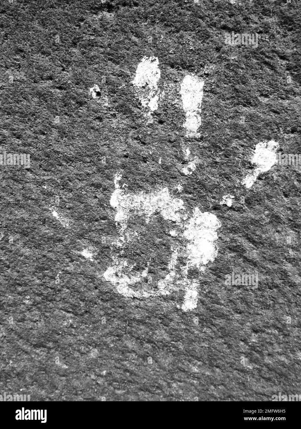 Handprint Black and White Stock Photos & Images Alamy
