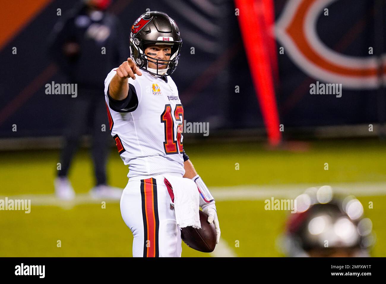 Tampa Bay Buccaneers quarterback Tom Brady (12) before an NFL football