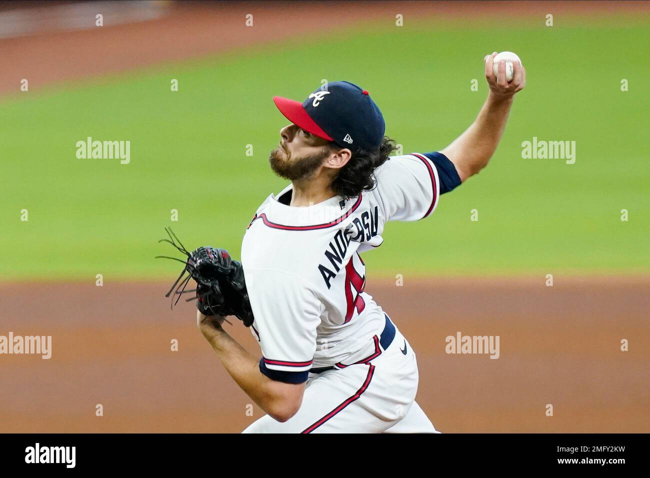 Braves use big inning, Ian Anderson's pitching to beat Marlins