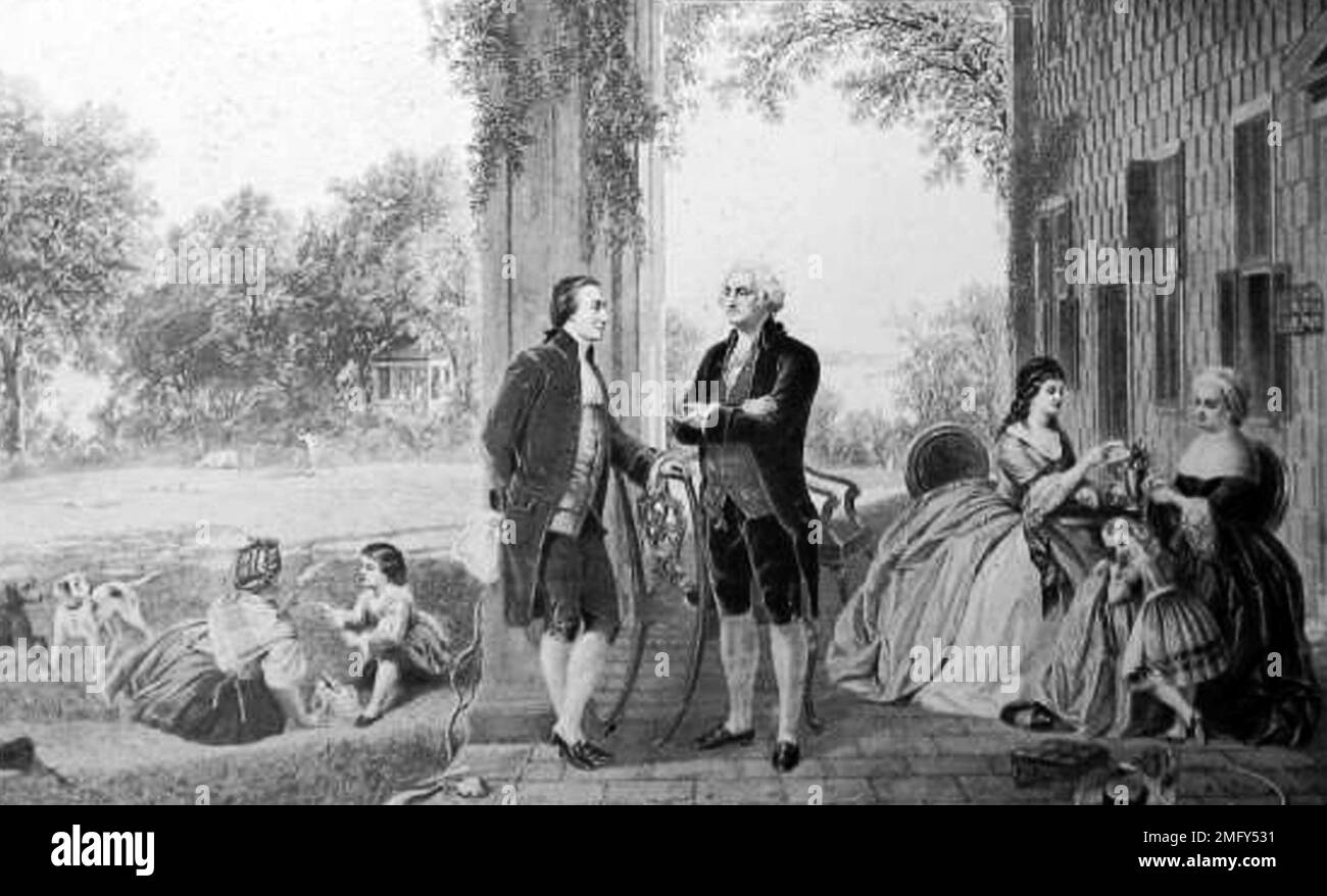 George Washington, Mount Vernon, USA Stock Photo - Alamy