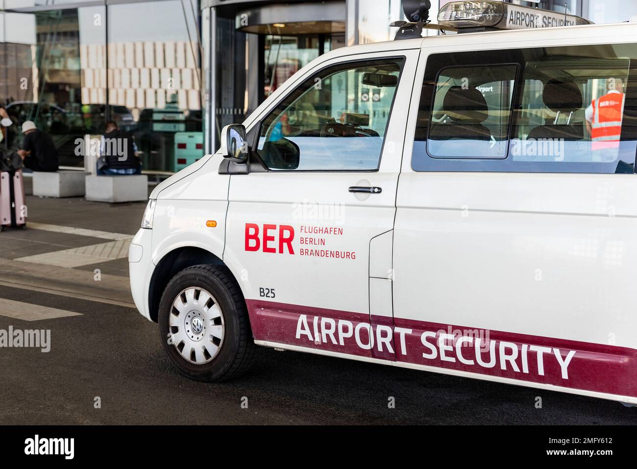 Berlin Brandenburg airport July 24th, 2022 White airport security