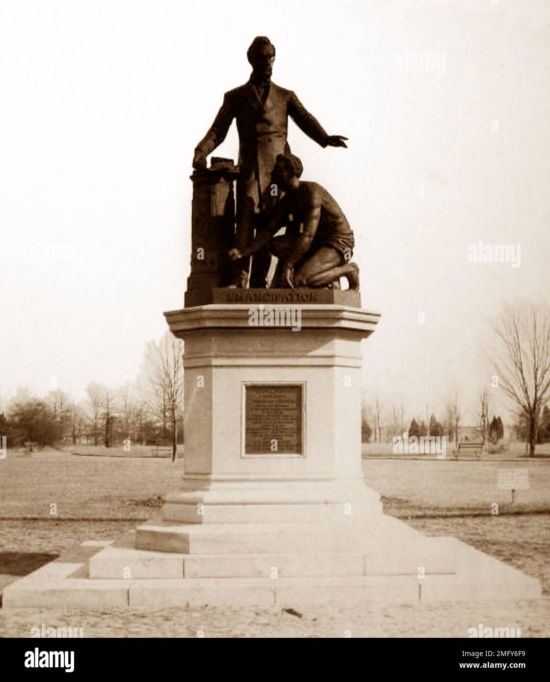 Lincoln Emancipation Statue, Washington DC, USA, Victorian period Stock